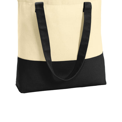 Port Authority® Colorblock Cotton Tote – BG414