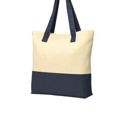 Port Authority® Colorblock Cotton Tote – BG414
