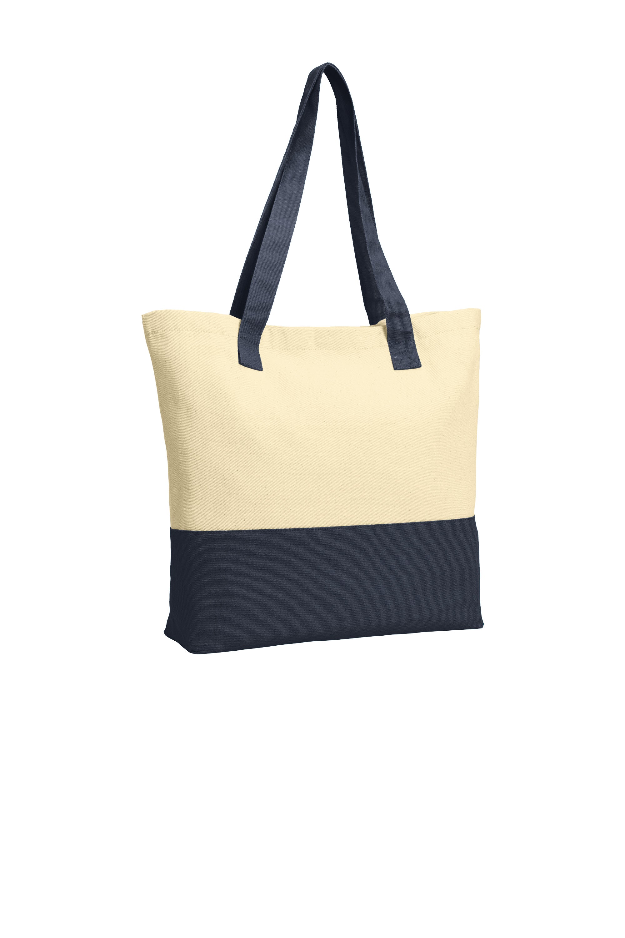 Port Authority® Colorblock Cotton Tote – BG414