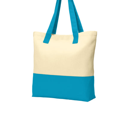 Port Authority® Colorblock Cotton Tote – BG414