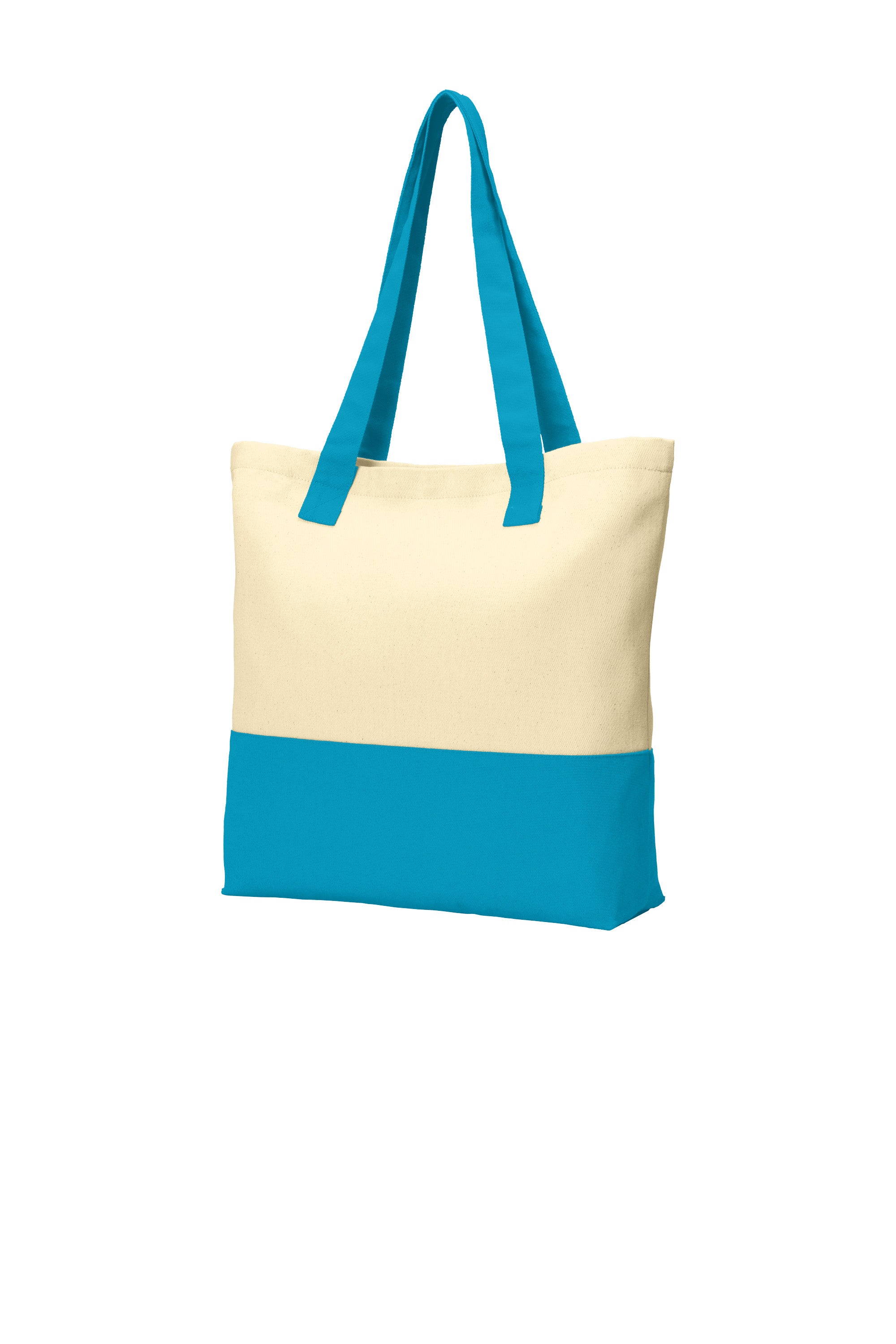 Port Authority® Colorblock Cotton Tote – BG414
