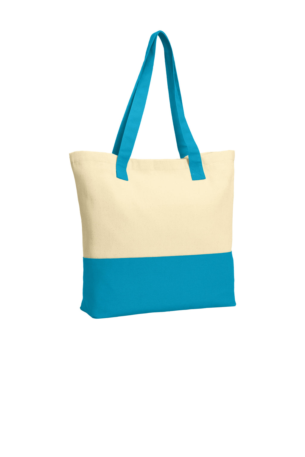 Port Authority® Colorblock Cotton Tote – BG414