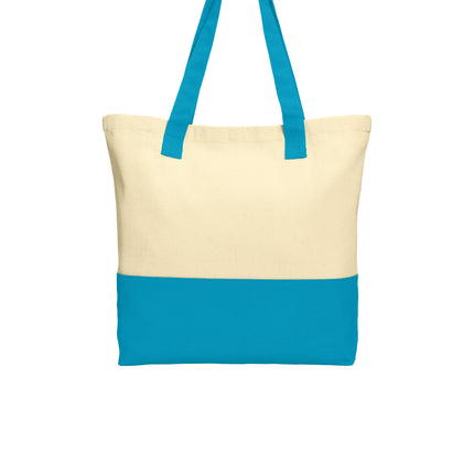 Port Authority® Colorblock Cotton Tote – BG414