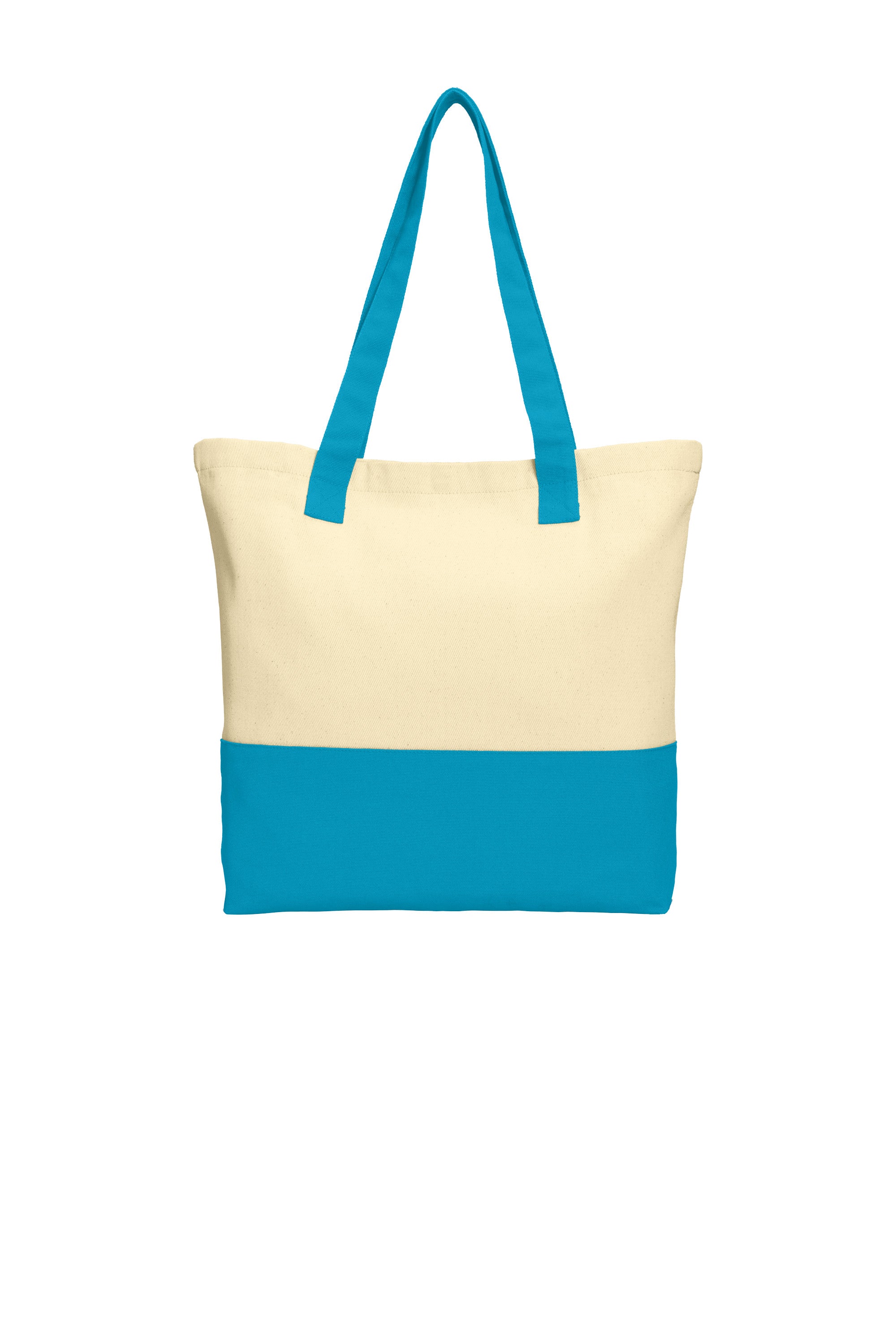 Port Authority® Colorblock Cotton Tote – BG414