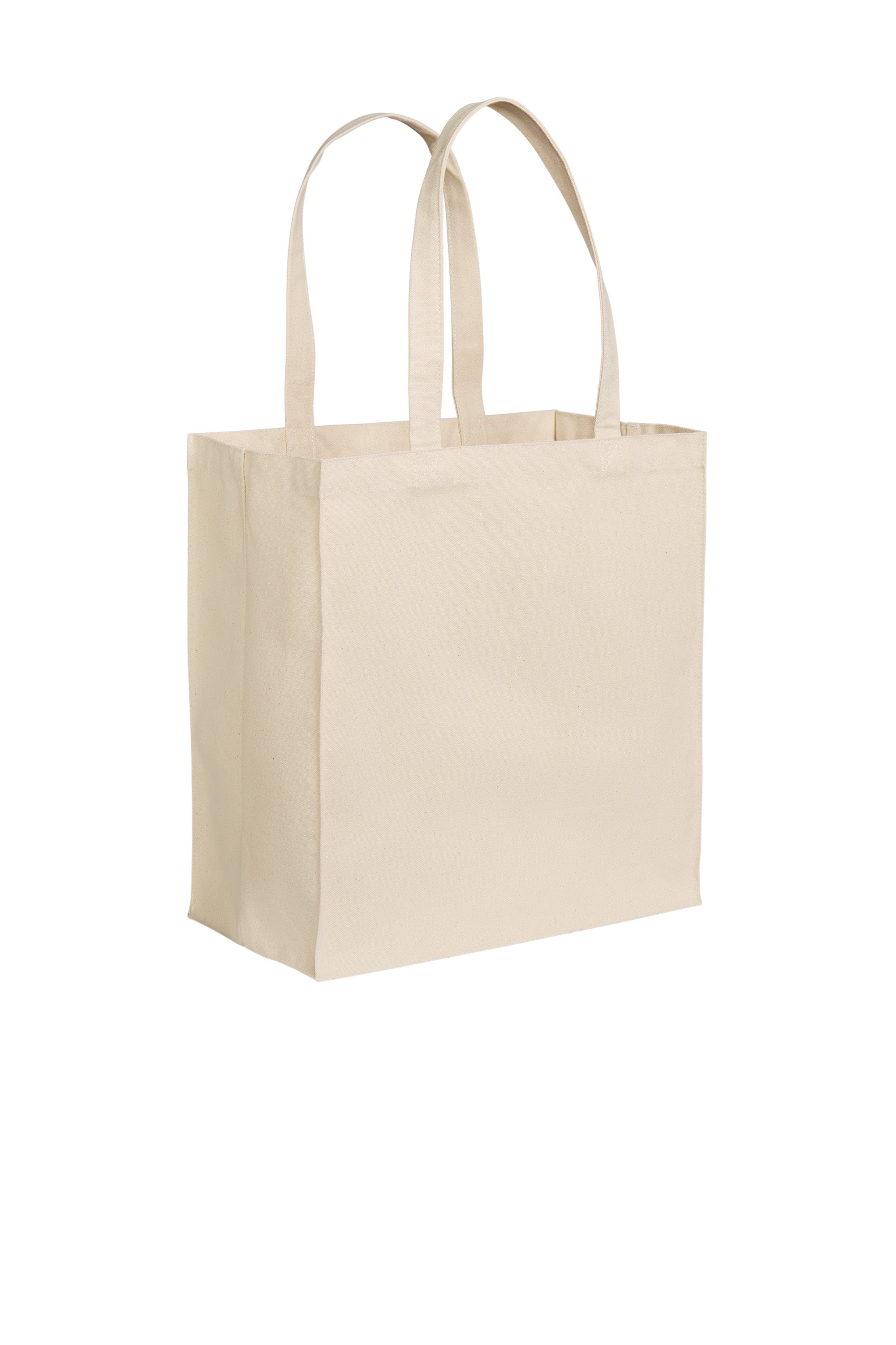Port Authority® Cotton Canvas Over‑the‑Shoulder Tote – BG426