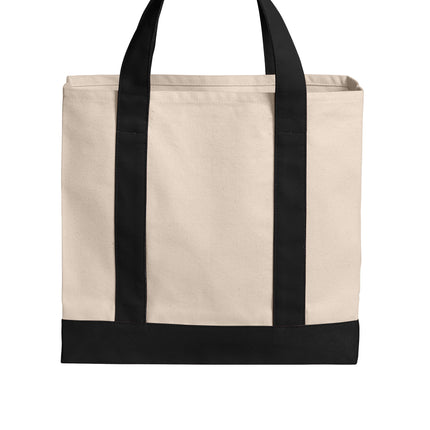 Port Authority® Cotton Canvas Two‑Tone Tote - BG429