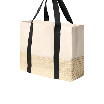 Port Authority® Straw Market Tote – BG450