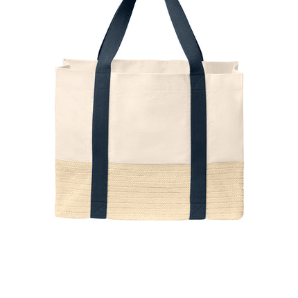 Port Authority® Straw Market Tote – BG450