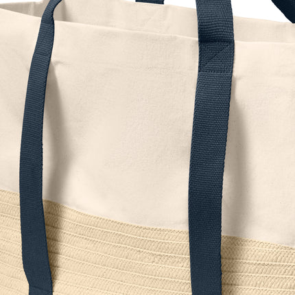 Port Authority® Straw Market Tote – BG450
