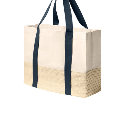 Port Authority® Straw Market Tote – BG450