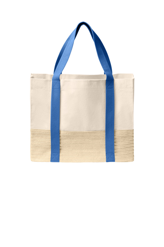 Port Authority® Straw Market Tote – BG450
