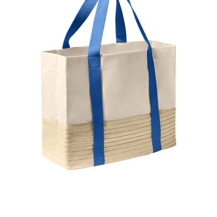 Port Authority® Straw Market Tote – BG450