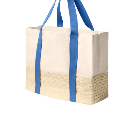 Port Authority® Straw Market Tote – BG450
