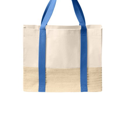 Port Authority® Straw Market Tote – BG450