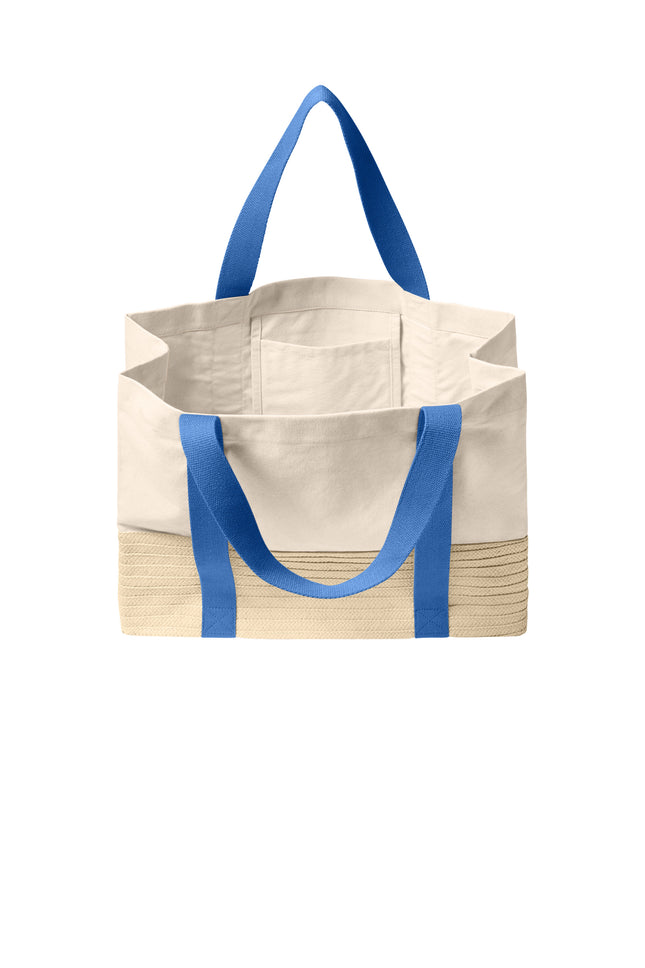 Port Authority® Straw Market Tote – BG450