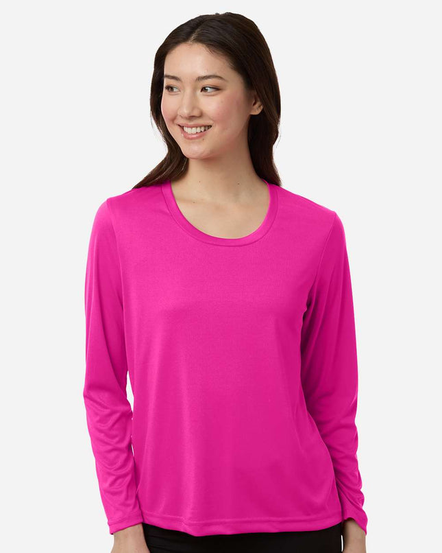 CORE365 Women’s Capital Long Sleeve Performance T‑Shirt – CE10LW