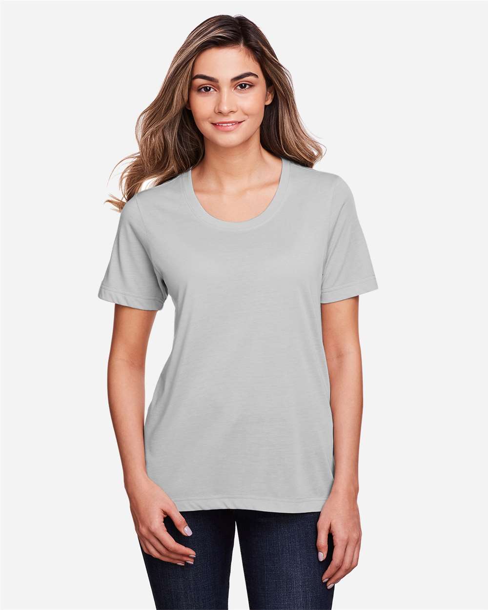 CORE365 Women’s Fusion ChromaSoft™ Performance T‑Shirt – CE111W