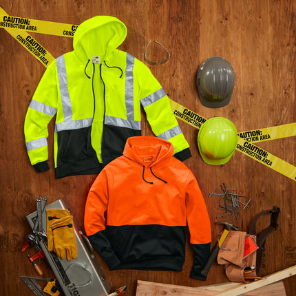 CornerStone® Enhanced Visibility Fleece Pullover Hoodie – CSF01