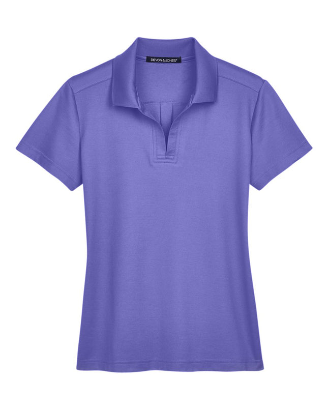 Devon & Jones Women’s CrownLux Performance® Plaited Polo – DG20W