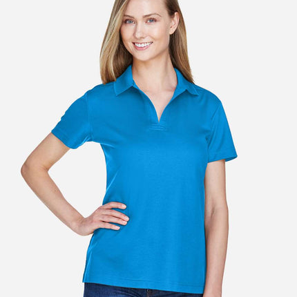 Devon & Jones Women’s CrownLux Performance® Plaited Polo – DG20W