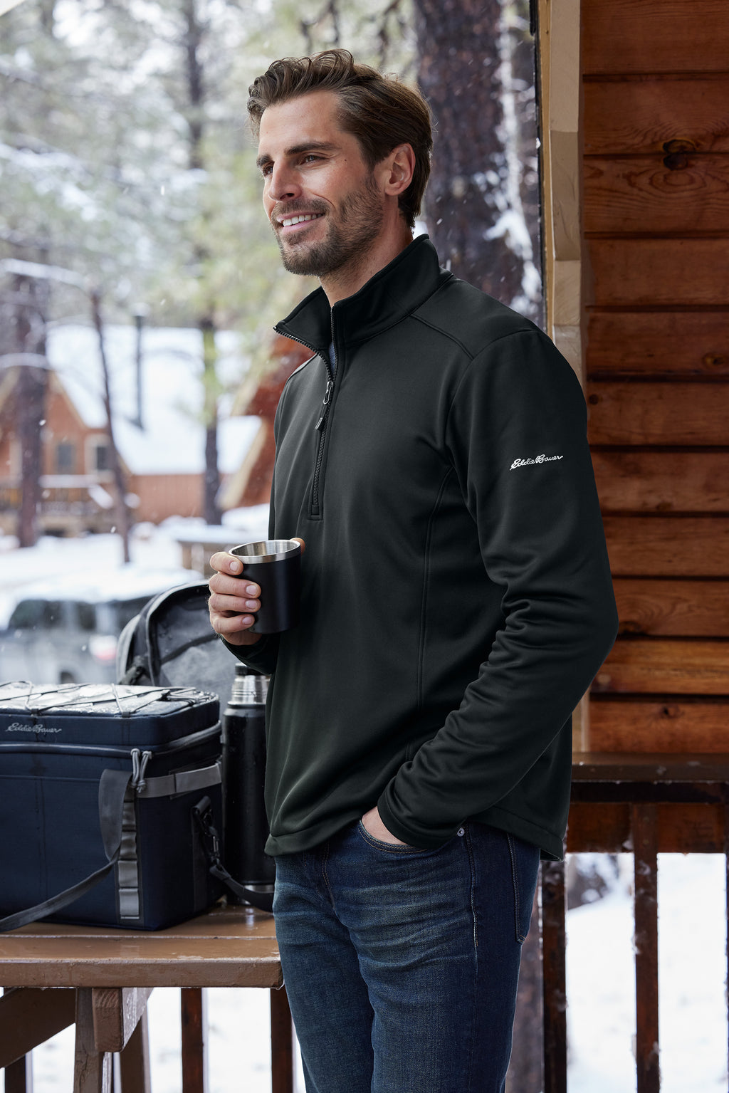 Eddie Bauer® Smooth Mid Layer Fleece 1/2‑Zip – EB2360