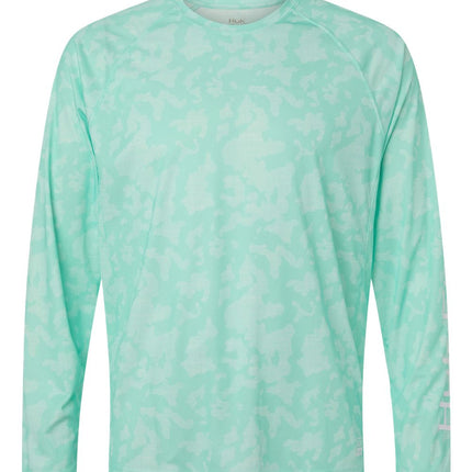 HUK Men’s LoPro Running Lakes Long Sleeve T‑Shirt – H12L0017