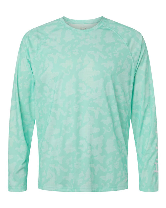 HUK Men’s LoPro Running Lakes Long Sleeve T‑Shirt – H12L0017