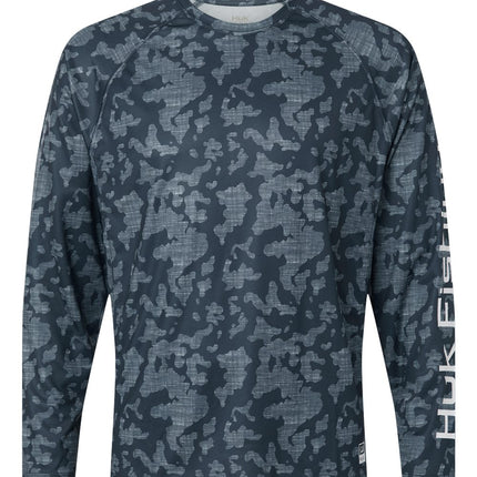 HUK Men’s LoPro Running Lakes Long Sleeve T‑Shirt – H12L0017