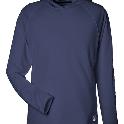 HUK Men’s LoPro Pursuit Long Sleeve Hooded T‑Shirt – H12L010