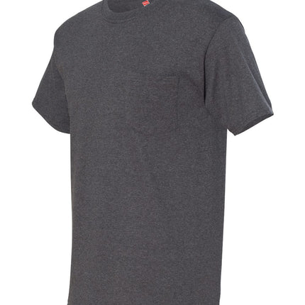 Hanes Men’s Beefy‑T® Pocket T‑Shirt – 5190