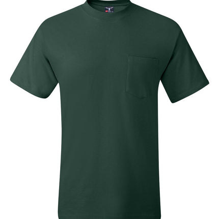 Hanes Men’s Beefy‑T® Pocket T‑Shirt – 5190