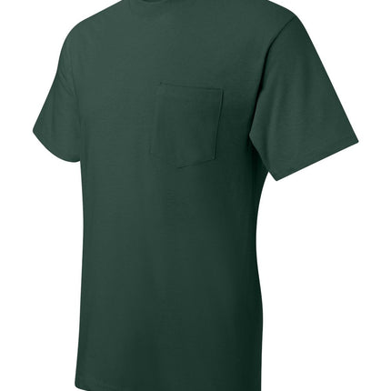Hanes Men’s Beefy‑T® Pocket T‑Shirt – 5190