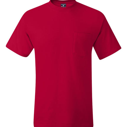 Hanes Men’s Beefy‑T® Pocket T‑Shirt – 5190