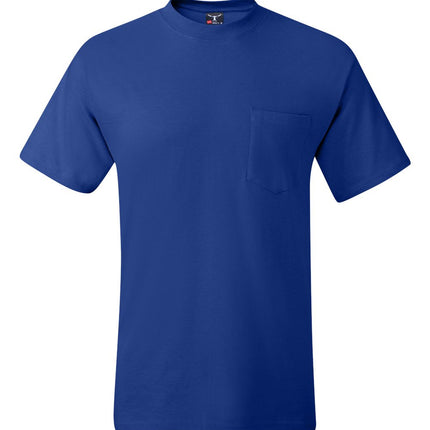 Hanes Men’s Beefy‑T® Pocket T‑Shirt – 5190