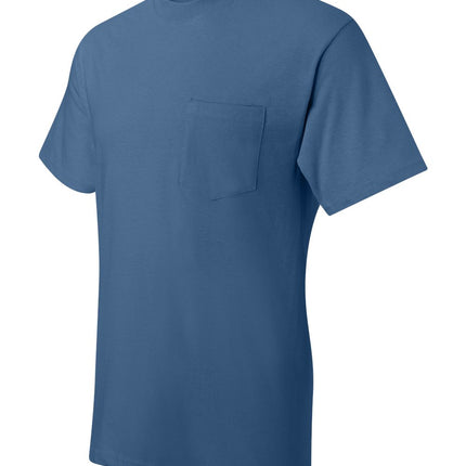 Hanes Men’s Beefy‑T® Pocket T‑Shirt – 5190
