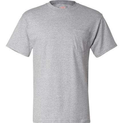 Hanes Men’s Beefy‑T® Pocket T‑Shirt – 5190