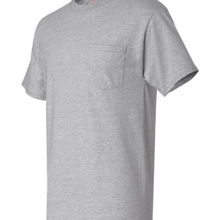 Hanes Men’s Beefy‑T® Pocket T‑Shirt – 5190