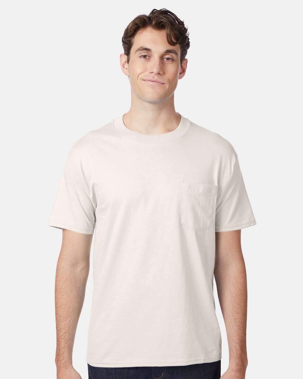 Hanes Men’s Beefy‑T® Pocket T‑Shirt – 5190