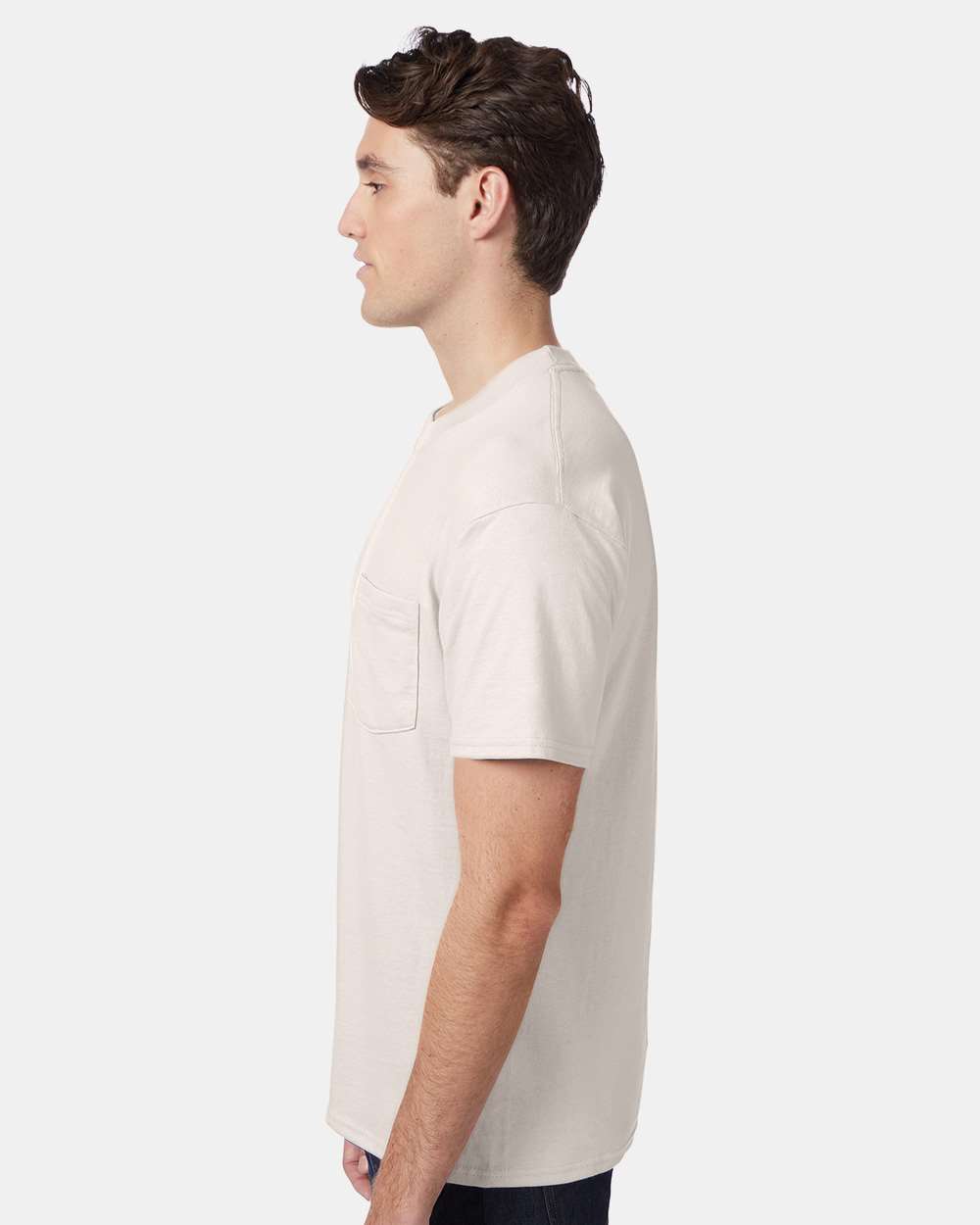 Hanes Men’s Beefy‑T® Pocket T‑Shirt – 5190