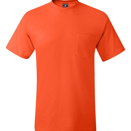 Hanes Men’s Beefy‑T® Pocket T‑Shirt – 5190