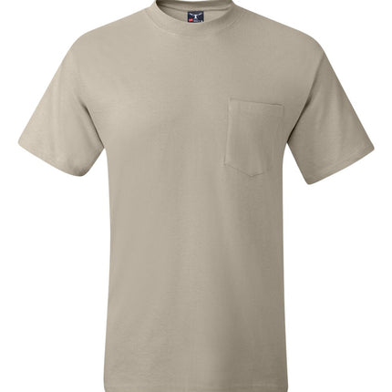 Hanes Men’s Beefy‑T® Pocket T‑Shirt – 5190