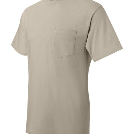 Hanes Men’s Beefy‑T® Pocket T‑Shirt – 5190