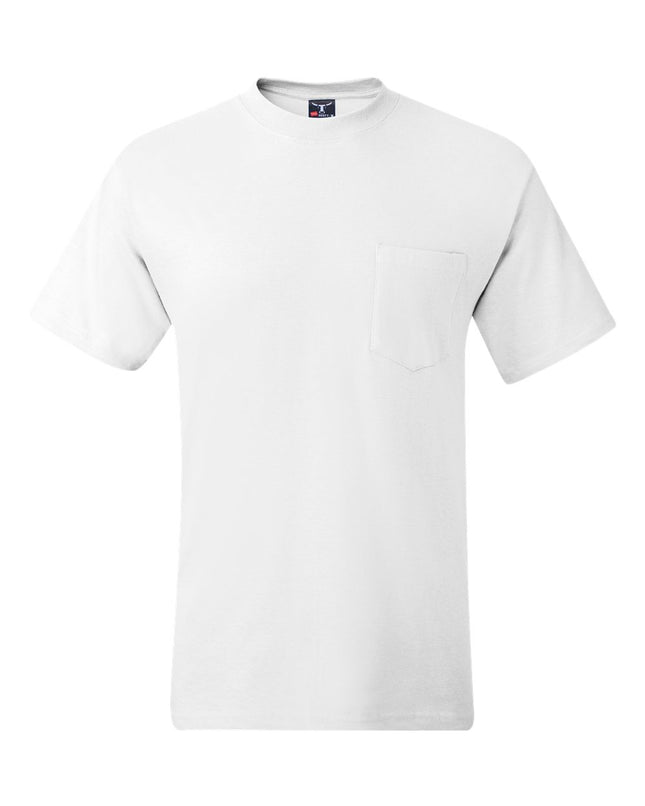 Hanes Men’s Beefy‑T® Pocket T‑Shirt – 5190