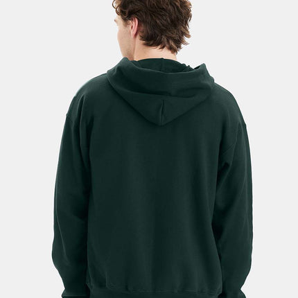 Hanes Unisex Ultimate Cotton® Full‑Zip Hooded Sweatshirt – F280
