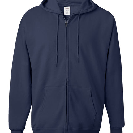 Hanes Unisex Ultimate Cotton® Full‑Zip Hooded Sweatshirt – F280