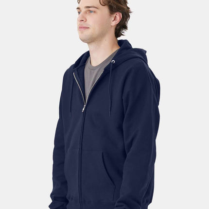 Hanes Unisex Ultimate Cotton® Full‑Zip Hooded Sweatshirt – F280