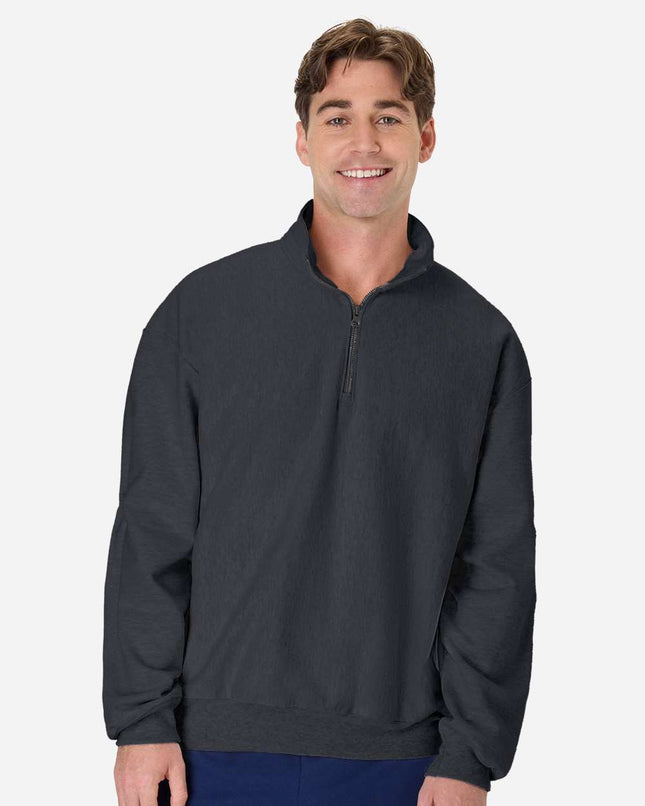Hanes Men’s Beefy® Sweats Premium Heavyweight Quarter‑Zip – OG900