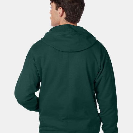 Hanes Unisex EcoSmart® Full‑Zip Hooded Sweatshirt – P180