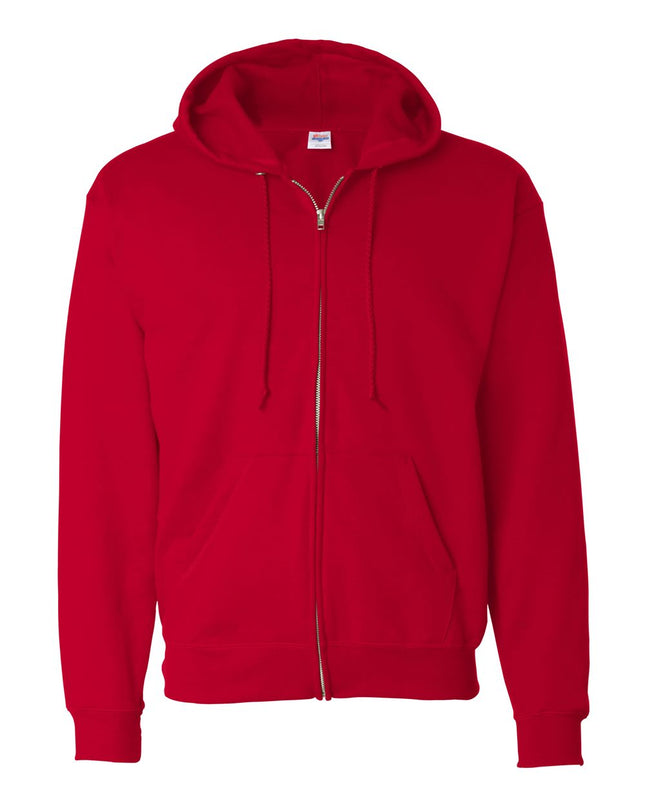 Hanes Unisex EcoSmart® Full‑Zip Hooded Sweatshirt – P180