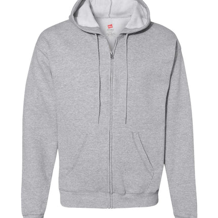 Hanes Unisex EcoSmart® Full‑Zip Hooded Sweatshirt – P180